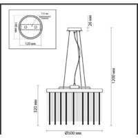 Подвесная люстра Odeon Light York 4788/7 - Превью изображения №2 — Интернет-магазин Time-Shop