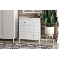 Комод Mio Tesoro Сага 3 ящика 2.08.02.020.1 (белый) - Превью изображения №6 — Интернет-магазин Time-Shop