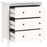 Комод Mio Tesoro Сага 3 ящика 2.08.02.020.1 (белый) - Превью изображения №3 — Интернет-магазин Time-Shop