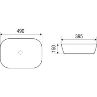 Умывальник WeltWasser Elbach M2143 BBG - Превью изображения №7 — Интернет-магазин Time-Shop
