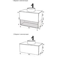  ЗОВ Тумба под умывальник Кито 90 K90LA0MWMC (аттик/белый матовый) - Превью изображения №5 — Интернет-магазин Time-Shop