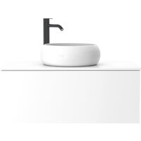  ЗОВ Тумба под умывальник Кито 90 K90LA0MWMC (аттик/белый матовый) - Превью изображения №2 — Интернет-магазин Time-Shop