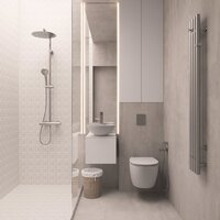  ЗОВ Тумба под умывальник Кито 40 K40LW0MWMC-LDSPWС1 (белый матовый) - Превью изображения №5 — Интернет-магазин Time-Shop