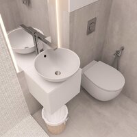  ЗОВ Тумба под умывальник Кито 40 K40LW0MWMC-LDSPWС1 (белый матовый) - Превью изображения №7 — Интернет-магазин Time-Shop