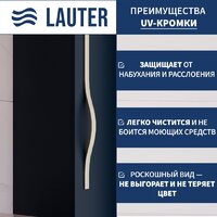  Lauter Шкаф-полупенал Навесной Eva (гранатовый полуматовый, ручка из матовой стали) - Превью изображения №2 — Интернет-магазин Time-Shop