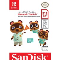Карта памяти SanDisk Nintendo Switch Licensed Card Animal Crossing Edition microSDXC 512GB SDSQXAO-512G-GNCZN - Превью изображения №4 — Интернет-магазин Time-Shop