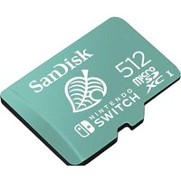 Карта памяти SanDisk Nintendo Switch Licensed Card Animal Crossing Edition microSDXC 512GB SDSQXAO-512G-GNCZN - Превью изображения №2 — Интернет-магазин Time-Shop