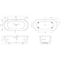 Ванна BelBagno BB416-2000-850 - Превью изображения №5 — Интернет-магазин Time-Shop