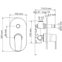 Смеситель Wasserkraft Dill 6161 - Превью изображения №2 — Интернет-магазин Time-Shop