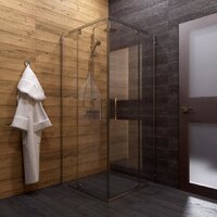 Душевой уголок Triton Каппа-Хром 90x90 (с поддоном) - Превью изображения №4 — Интернет-магазин Time-Shop