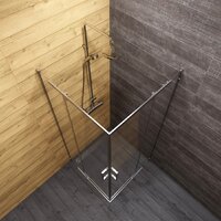 Душевой уголок Triton Каппа-Хром 90x90 (с поддоном) - Превью изображения №7 — Интернет-магазин Time-Shop