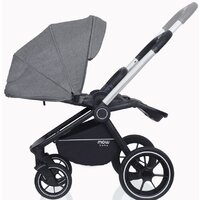 Универсальная коляска Rant MOWbaby Zoom PU (2 в 1, silver grey) - Превью изображения №5 — Интернет-магазин Time-Shop