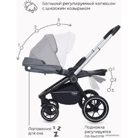 Универсальная коляска Rant MOWbaby Zoom PU (2 в 1, silver grey) - Превью изображения №20 — Интернет-магазин Time-Shop