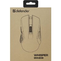Игровая мышь Defender Whisper GM-209 (белый) - Превью изображения №8 — Интернет-магазин Time-Shop