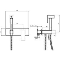 Гигиенический душ Splenka S01.52.03 - Превью изображения №3 — Интернет-магазин Time-Shop