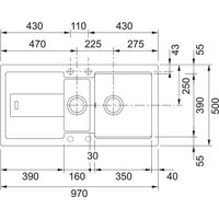 Кухонная мойка Franke Bellini BLG 651-97 114.0700.131 (оникс) - Превью изображения №2 — Интернет-магазин Time-Shop