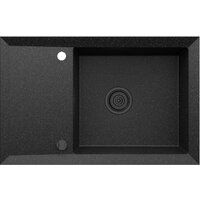 Кухонная мойка Kernau KGS Y 6078 1B1D Black Metallic - Превью изображения №2 — Интернет-магазин Time-Shop