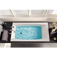 Ванна Cersanit Virgo 170x75 с ножками со смесителем Brasko Black однорычаж. (с сифоном Prime) - Превью изображения №22 — Интернет-магазин Time-Shop