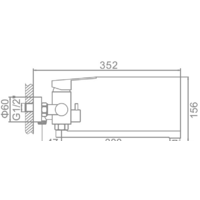 Смеситель Ledeme L72203 - Превью изображения №2 — Интернет-магазин Time-Shop