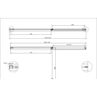 Душевая дверь Cezares URBAN-B-12-140-C-NERO - Превью изображения №8 — Интернет-магазин Time-Shop