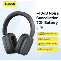 Наушники Baseus Bowie H1 (темно-серый) - Превью изображения №2 — Интернет-магазин Time-Shop