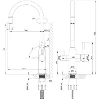 Смеситель Lemark Expert LM5083S-Black - Превью изображения №2 — Интернет-магазин Time-Shop