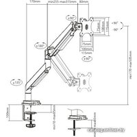 Кронштейн для монитора ErgoSmart Premium - Превью изображения №9 — Интернет-магазин Time-Shop