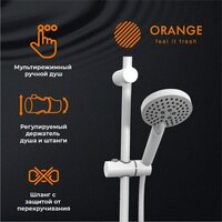 Душевая система  ORANGE M05-932w - Превью изображения №8 — Интернет-магазин Time-Shop