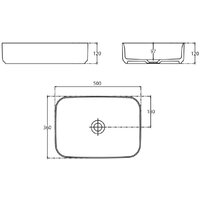 Умывальник Allen Brau Fantasy 50 4.11021.21 белый матовый - Превью изображения №7 — Интернет-магазин Time-Shop