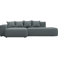 Лига диванов Лига-065 левый 129799L (рогожка амур 07 серый)