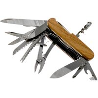 Мультитул Victorinox Swiss Champ Wood (коричневый) - Превью изображения №4 — Интернет-магазин Time-Shop