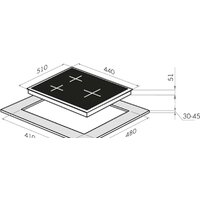 Варочная панель HOMSair HGS433GS - Превью изображения №2 — Интернет-магазин Time-Shop