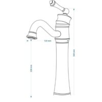 Смеситель Rea Vintage Old REA-B0227 (черный) - Превью изображения №5 — Интернет-магазин Time-Shop