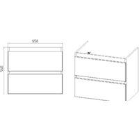  Viant Тумба под умывальник Мальта Como 70 VMAL70CO-T2YP - Превью изображения №4 — Интернет-магазин Time-Shop