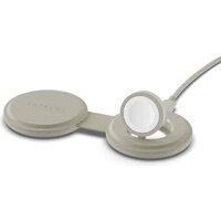 Беспроводное зарядное Satechi OntheGo 2-in-1 Charger ST-QTG21W (бежевый) - Превью изображения №2 — Интернет-магазин Time-Shop