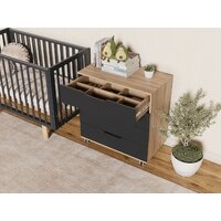 Детский комод Incanto Юг с органайзером 800/4 PK-0077/5/kЛ (дуб/графит) - Превью изображения №12 — Интернет-магазин Time-Shop