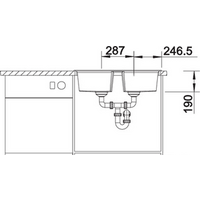 Кухонная мойка Blanco Lexa 8 525906 (черный) - Превью изображения №4 — Интернет-магазин Time-Shop