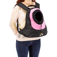 Рюкзак-переноска Ferplast Kangoo S (черный/розовый) - Превью изображения №2 — Интернет-магазин Time-Shop