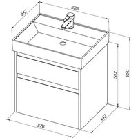  Aquanet Тумба под умывальник Nova Lite 60 287901 - Превью изображения №11 — Интернет-магазин Time-Shop