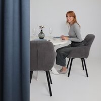 Стул Мамадома Romeo smile 360 (b28 Antracite Lux/черный) - Превью изображения №2 — Интернет-магазин Time-Shop