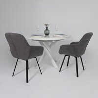 Стул Мамадома Romeo smile 360 (b28 Antracite Lux/черный) - Превью изображения №4 — Интернет-магазин Time-Shop