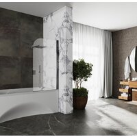 Стеклянная шторка для ванны Roxen Brimen 52010-80B 80х140 - Превью изображения №7 — Интернет-магазин Time-Shop