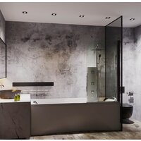 Стеклянная шторка для ванны Roxen Brimen 52010-80B 80х140 - Превью изображения №6 — Интернет-магазин Time-Shop