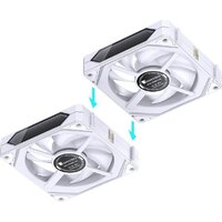 Комплект вентиляторов для корпуса Jonsbo ZL-120 Reversed (белый, 3 шт.) - Превью изображения №14 — Интернет-магазин Time-Shop