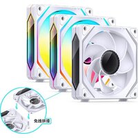 Комплект вентиляторов для корпуса Jonsbo ZL-120 Reversed (белый, 3 шт.) - Превью изображения №11 — Интернет-магазин Time-Shop