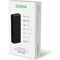 Внешний аккумулятор Digma DGPF20B 20000mAh (черный) - Превью изображения №3 — Интернет-магазин Time-Shop