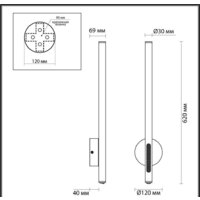 Светильник Odeon Light Mali 6643/10WL - Превью изображения №2 — Интернет-магазин Time-Shop