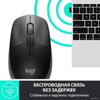 Мышь Logitech M190 (черный/темно-серый) - Превью изображения №3 — Интернет-магазин Time-Shop