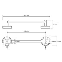 Держатель для полотенца Bemeta Omega 104104022 - Превью изображения №2 — Интернет-магазин Time-Shop