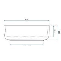 Умывальник Rea Martina U6646 - Превью изображения №3 — Интернет-магазин Time-Shop